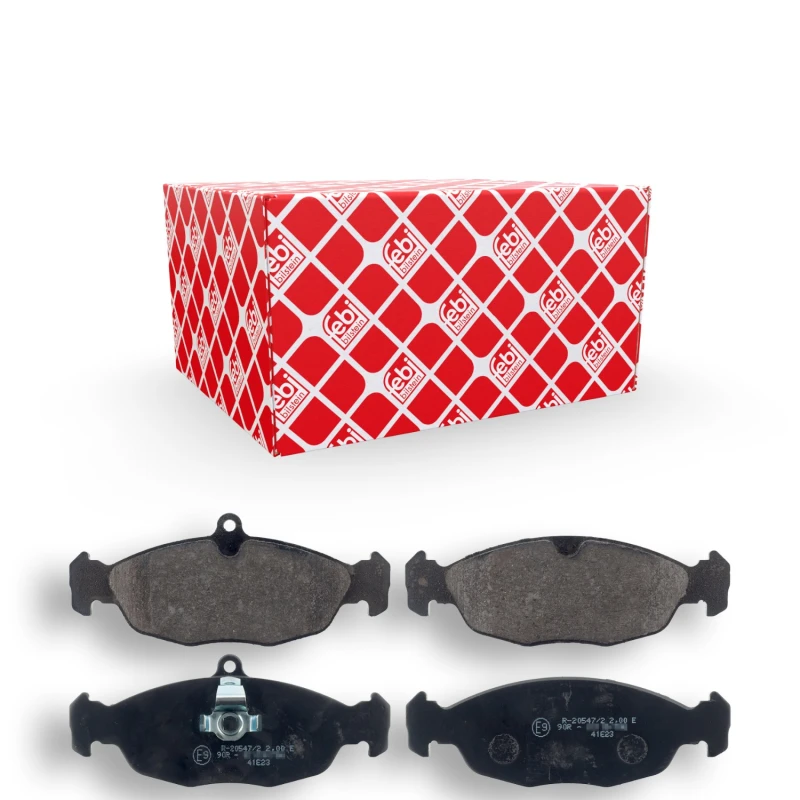 Image of FEBI BILSTEIN 116082 Brake pad set Rear Axle, with piston clip Brake Pad Set,disc brake (402)