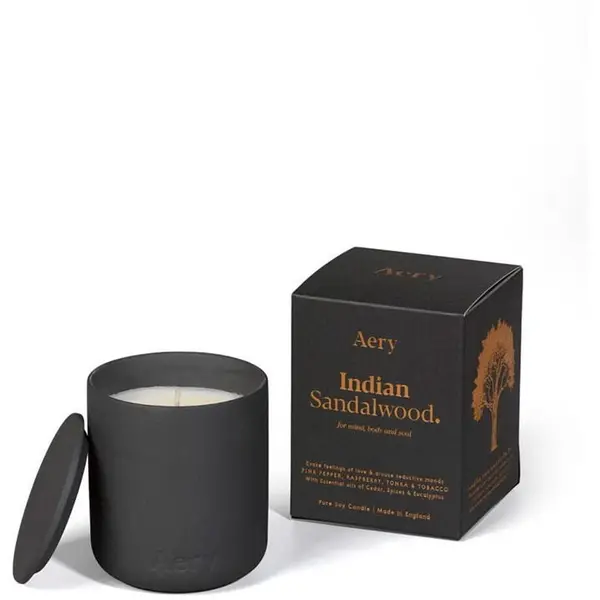 image of Aery Fernweh Indian Sandalwood Scented Candle 280g