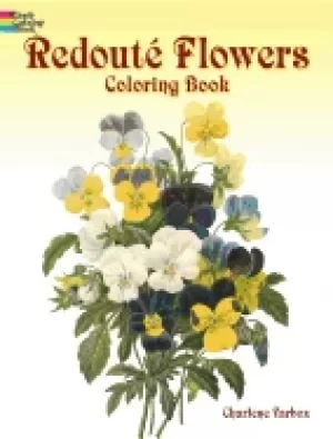 Image of redout flowers coloring book