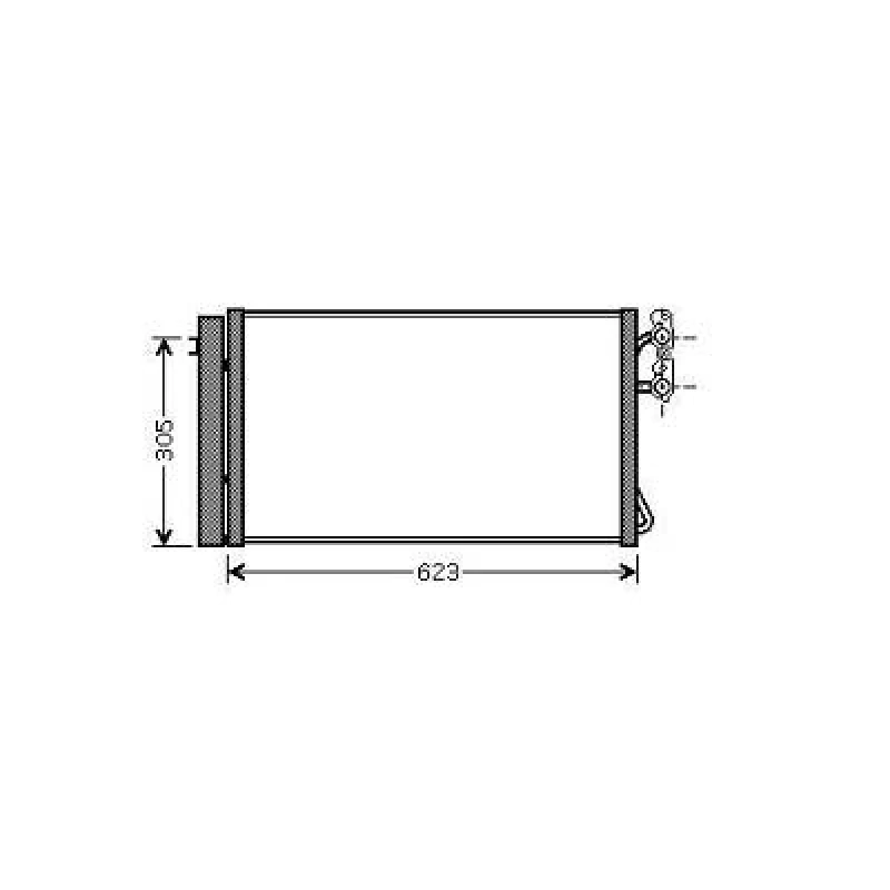 Image of Air conditioning condenser DIEDERICHS DCC1569