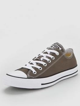 image of Converse Chuck Taylor All Star Ox - Charcoal/White , Charcoal/White, Size 11, Men