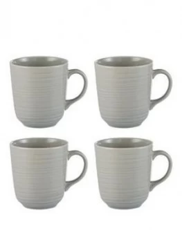 image of Mason Cash William Mason Set Of 4 Embossed Mugs