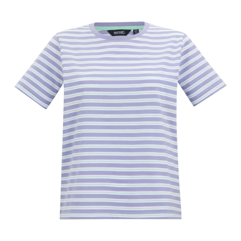 Image of Womens T-Shirt Regatta Bayletta Violet Female 46