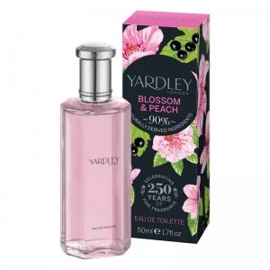 image of Yardley Blossom & Peach Eau de Toilette For Her 125ml