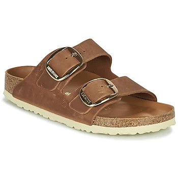 image of Birkenstock ARIZONA BIG BUCKLE womens Mules / Casual Shoes in Brown