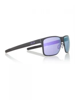 image of Oakley Black Oo4123 Square Sunglasses Black