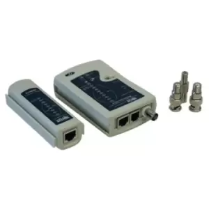 Image of Tripp Lite N044-000-R Network Cable Continuity Tester for Cat5/Cat6 Phone and Coax Cable Assemblies