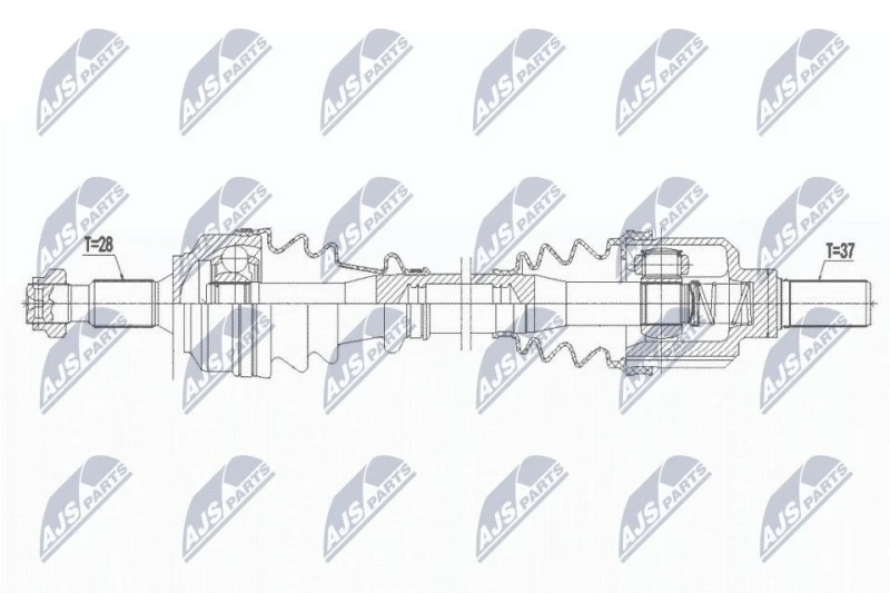 Image of NTY Drive shaft NTY NPW-PE-061
