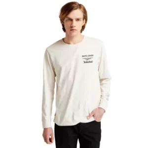Image of Moto Guzzi X Timberland Ls T-Shirt For Men In White, Size L