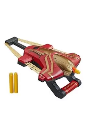 image of Spiderman Marvel Spider-Man Web Bolt Nerf Blaster Toy For Children, Film-Inspired Design, Includes 3 Elite Nerf Darts, Ages 5 And Up