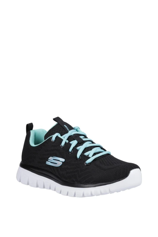 Image of Skechers Graceful Get Connected Sports Shoe Black