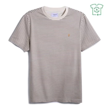 Image of Farah Daytona Short Sleeve T Shirt - Brown