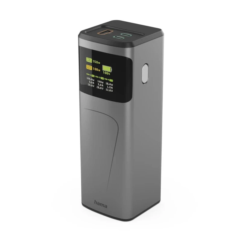 Image of Hama Hama High Power Lithium-Ion (Li-Ion) 24000 mAh Grey 00201742