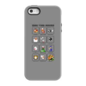 image of Nintendo Super Mario Know Your Enemies Phone Case - iPhone 5/5s - Tough Case - Gloss