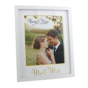 Image of 8" x 10" - Always & Forever Photo Frame - Mr & Mrs