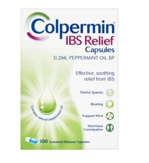 Image of Colpermin IBS Relief 0.2ml Peppermint Oil BP 100 Capsules