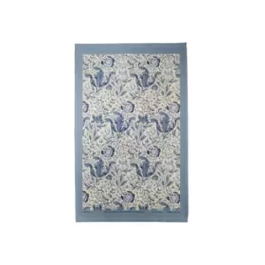 image of William Morris - Blue Compton Cotton Tea Towel