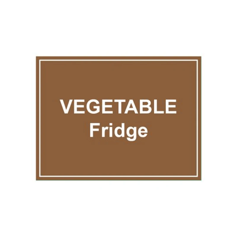 Image of MyCafe MyCafe Vegetable Fridge Sign Self Adhesive Vnl 150x200 MYC10712 MYC10712