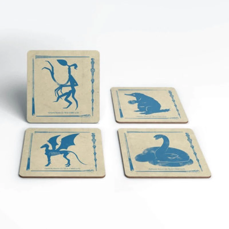 Image of Zavvi Fantastic Beasts Creatures Corkbacked Coaster Set
