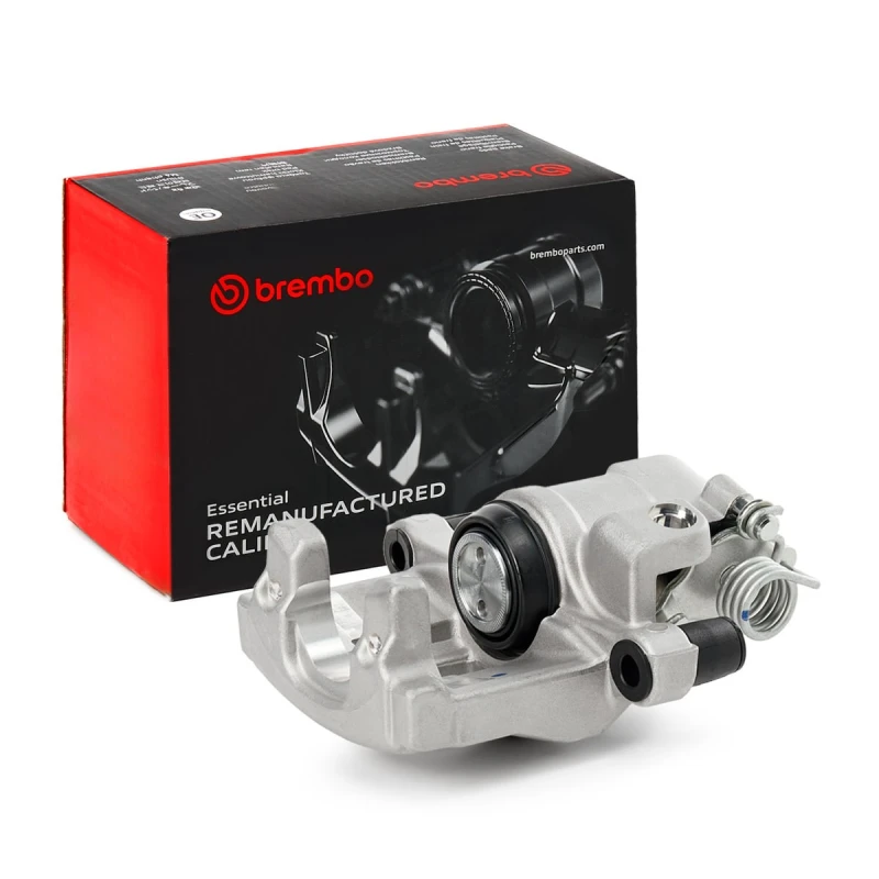Image of BREMBO F 68 080 Brake caliper ESSENTIAL LINE Rear Axle Left Aluminium Brake Caliper (78)