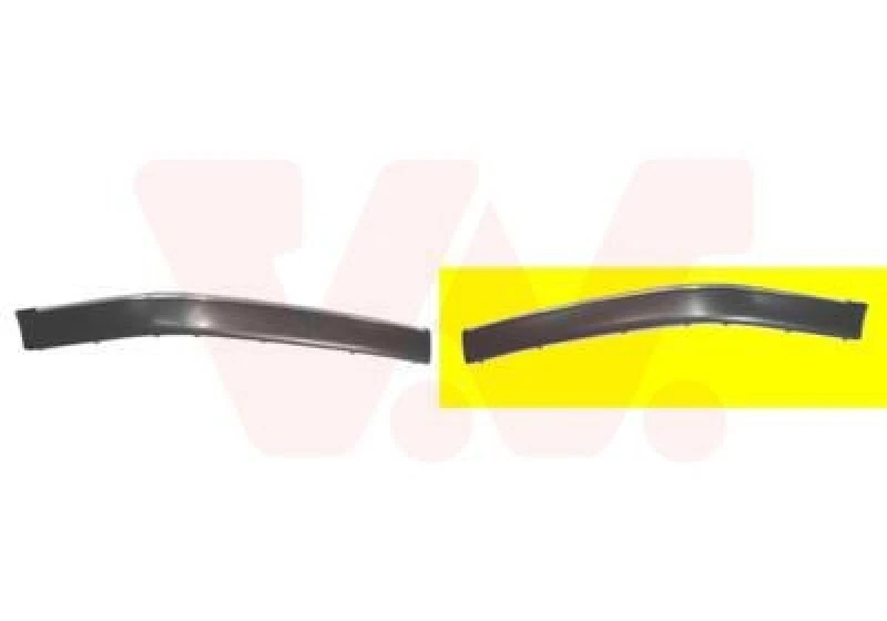 Image of VAN WEZEL Bumper moulding VAN WEZEL 4049583