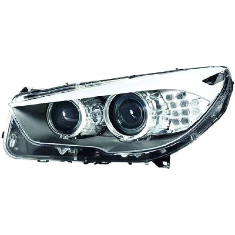 Image of DIEDERICHS 1225685 Headlights Priority Parts H7, without control unit for dynamic bending light (AFS), Left, with motor for headlamp levelling, Bi-Xen