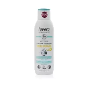 image of Lavera Basis Sensitiv Firming Body Lotion With Organic Aloe Vera & Natural Coenzyme Q10 - For Normal Skin 250ml/8.4oz