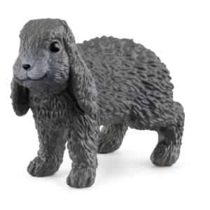 image of SCHLEICH Farm World Lop-Eared Rabbit Toy Figure, 3 to 8 Years, Grey (13935)