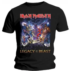 Image of Iron Maiden - Legacy of the Beast Mens Small T-Shirt - Black