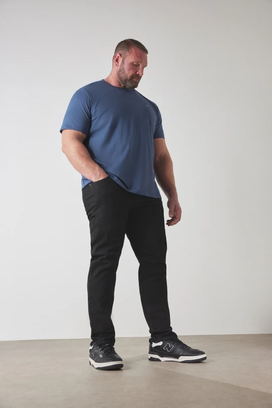 Image of BadRhino BadRhino Men Stretch Jeans in Black Size: 46S Black 46S Male 5063110599685