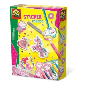 image of SES CREATIVE Childrens Sticker Maker, Unisex, Five Years and Above, Multi-colour (00107)