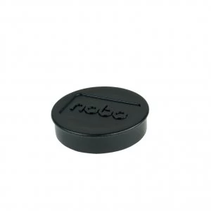 image of Nobo Whiteboard Magnets 38mm Black Pack of 10 1915312