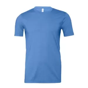 Image of Bella + Canvas Adults Unisex Heather CVC T-Shirt (M) (Heather Columbia Blue)
