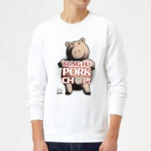 Toy Story Kung Fu Pork Chop Sweatshirt - White - XXL