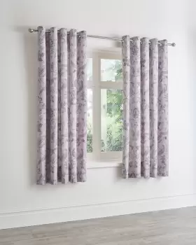 Image of Cotton Traders Windsor Eyelet Curtains in Pink