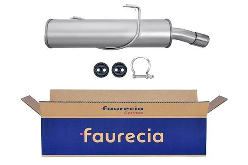 Image of Rear silencer HELLA 8LD 366 032-401