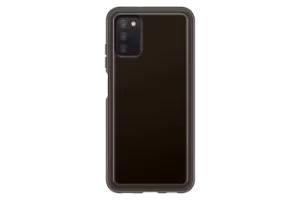 image of Samsung Galaxy A03s Soft Clear Cover in Black (EF-QA038TBEGEU)