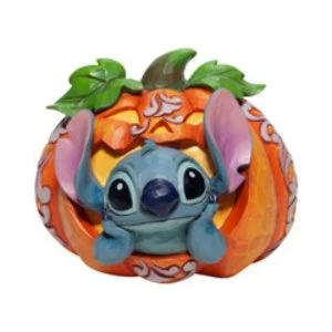 Image of Stitch O' Lantern Disney Traditions Figurine
