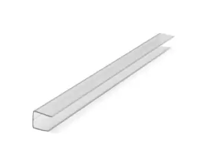Image of Polywall Clear Capping Strip (L)2000mm (W)16mm