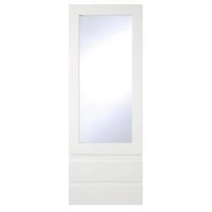 Image of Cooke Lewis Appleby High Gloss White Tall dresser door drawer front W500mm Set of 3