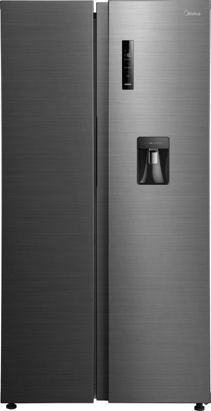 Image of Midea MDRS710FGD46W Frost Free American Fridge Freezer - Stainless Steel - D Rated