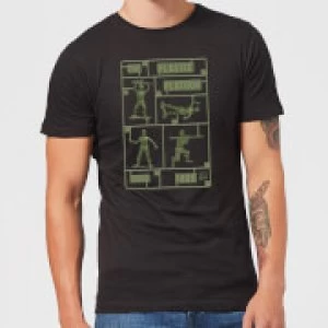 Toy Story Plastic Platoon Mens T-Shirt - Black