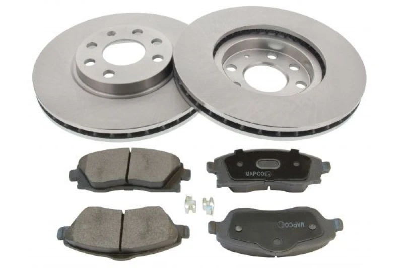 Image of MAPCO 47673 Brake disc and pads set Front Axle, Brake Disc Type: Vented Brake Set,disc brakes (3405)