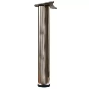 Image of GTV Adjustable Breakfast Bar Worktop Support Table Leg 710mm - Colour Inox, Pack