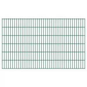 image of Vidaxl 2D Garden Fence Panel 2.008X1.23 M Green