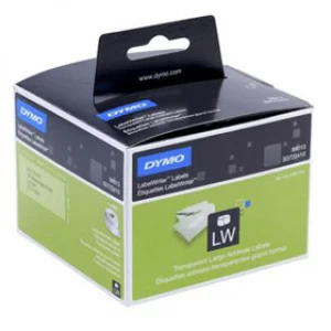 Image of Dymo 99013 ( S0722410 ) Original Clear Address Labels 89mm x 36mm (1 x 260 Labels)