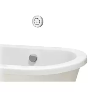 Image of Aqualisa Unity Q Gravity Pumped Smart Bath Mixer with Overflow Filler