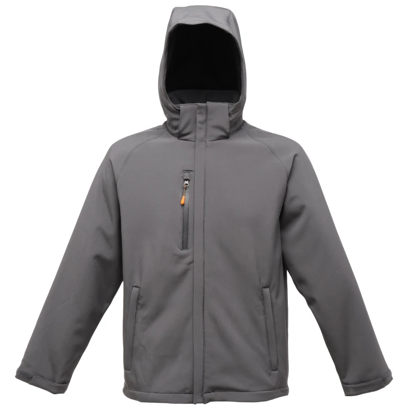 Image of Regatta Professional Mens Repeller X-Pro Softshell Jacket in Dark Grey Size: Small Dark Grey Male S