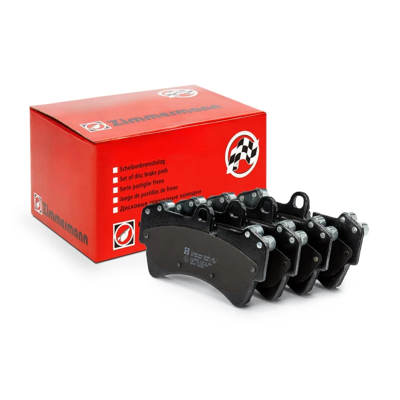 Image of ZIMMERMANN 23693.165.1 Brake pad set Front Axle, prepared for wear warning indicator, Photo corresponds to scope of supply Brake Pad Set,disc brake (
