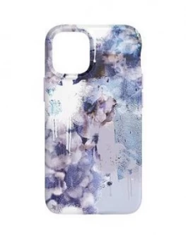 Image of Tech21 Ecoart For iPhone 12 Mini - Collage White/Blue